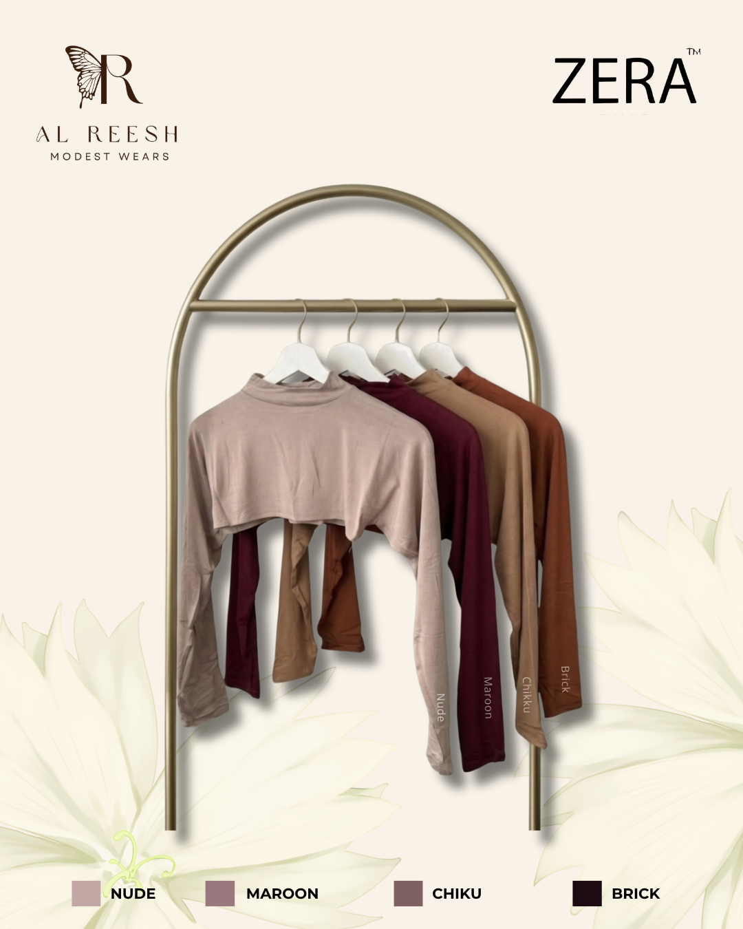 ZERA EXCLUSIVE TURTLE NECK SHOULDER SLEEVE view 3